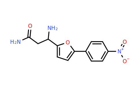 CAS 771522-36-2 | 3-Amino-3-(5-(4-nitrophenyl)furan-2-yl)propanamide