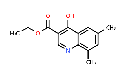 CAS 77156-77-5 | 4-Hydroxy-6,8-dimethylquinoline-3-carboxylic ethyl ester