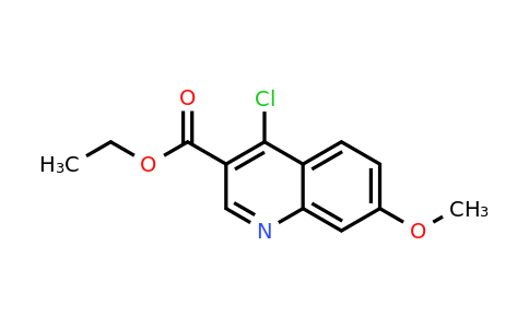 CAS 77156-85-5 | 4-Chloro-7-methoxy-quinoline-3-carboxylic acid ethyl ester