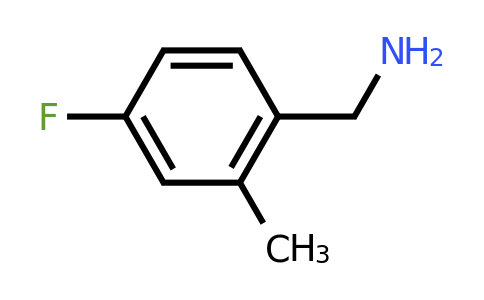CAS 771574-00-6 | (4-Fluoro-2-methylphenyl)methanamine