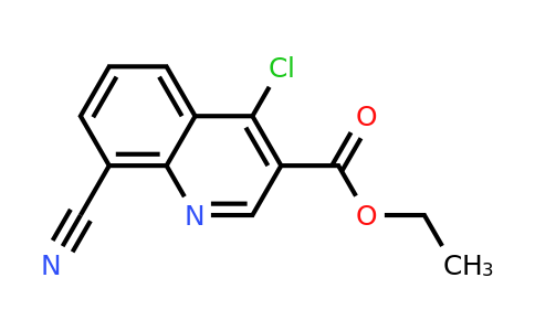 CAS 77173-67-2 | Ethyl 4-chloro-8-cyanoquinoline-3-carboxylate