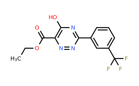 CAS 77195-47-2 | Ethyl 5-hydroxy-3-(3-(trifluoromethyl)phenyl)-1,2,4-triazine-6-carboxylate