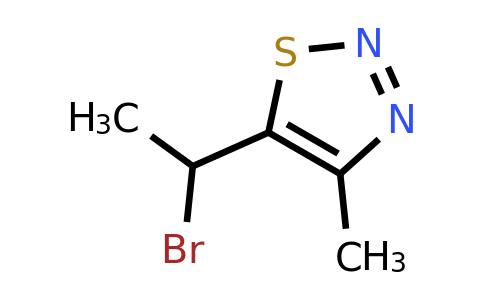 CAS 77207-95-5 | 5-(1-Bromoethyl)-4-methyl-1,2,3-thiadiazole