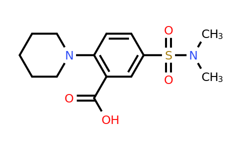 CAS 77266-65-0 | 5-(dimethylsulfamoyl)-2-(piperidin-1-yl)benzoic acid
