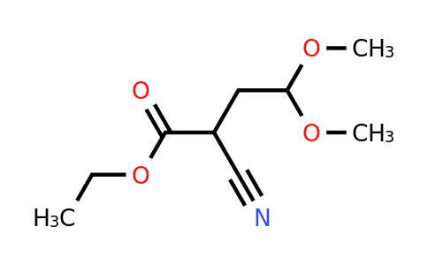 CAS 773076-83-8 | Ethyl 2-cyano-4,4-dimethoxybutanoate