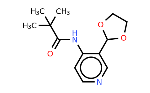 CAS 773087-36-8 | N-(3-[1,3]dioxolan-2-YL-pyridin-4-YL)-2,2-dimethyl-propionamide