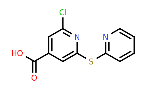 CAS 773099-32-4 | 2-chloro-6-(pyridin-2-ylsulfanyl)pyridine-4-carboxylic acid