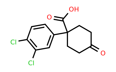 CAS 773101-05-6 | 1-(3,4-Dichlorophenyl)-4-oxocyclohexanecarboxylic acid