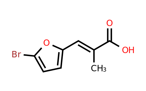 CAS 773112-39-3 | 3-(5-Bromofuran-2-yl)-2-methylprop-2-enoic acid