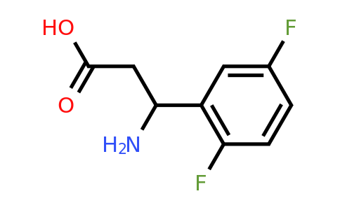 CAS 773122-52-4 | 3-Amino-3-(2,5-difluorophenyl)propanoic acid