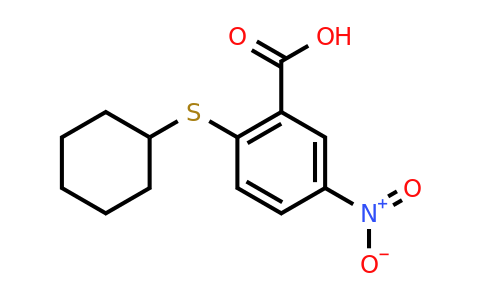 CAS 773870-54-5 | 2-(cyclohexylsulfanyl)-5-nitrobenzoic acid