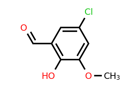 CAS 7740-05-8 | 5-chloro-2-hydroxy-3-methoxybenzaldehyde