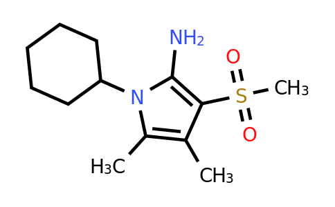 CAS 77444-87-2 | 1-Cyclohexyl-4,5-dimethyl-3-(methylsulfonyl)-1H-pyrrol-2-amine