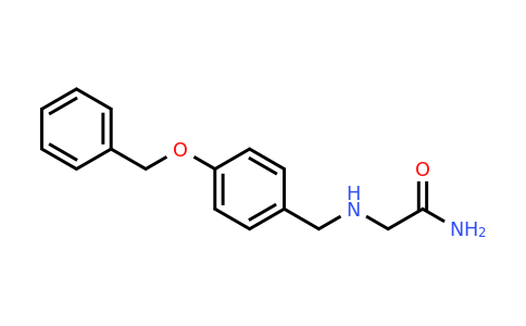 CAS 774506-05-7 | 2-({[4-(benzyloxy)phenyl]methyl}amino)acetamide