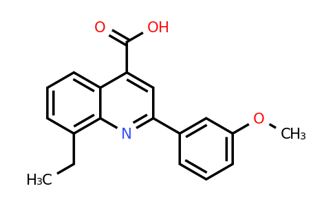 CAS 774587-15-4 | 8-Ethyl-2-(3-methoxyphenyl)quinoline-4-carboxylic acid