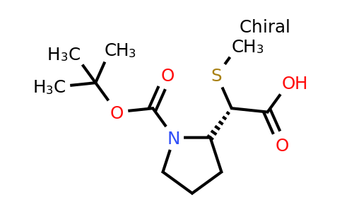 CAS 77489-32-8 | (2S)-2-(1-(tert-Butoxycarbonyl)pyrrolidin-2-yl)-2-(methylthio)acetic acid