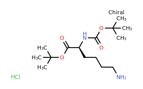 CAS 7750-45-0 | (S)-tert-Butyl 6-amino-2-((tert-butoxycarbonyl)amino)hexanoate hydrochloride