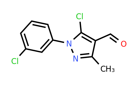 CAS 77509-92-3 | 5-chloro-1-(3-chlorophenyl)-3-methyl-1H-pyrazole-4-carbaldehyde