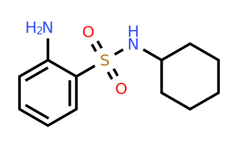 CAS 77516-54-2 | N-Cyclohexyl 2-aminobenzenesulfonamide