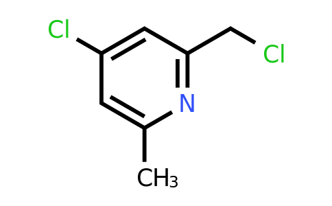 CAS 775262-74-3 | 4-Chloro-2-(chloromethyl)-6-methylpyridine