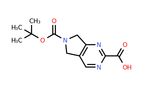 CAS 775280-49-4 | 6-[(tert-butoxy)carbonyl]-5H,6H,7H-pyrrolo[3,4-d]pyrimidine-2-carboxylic acid