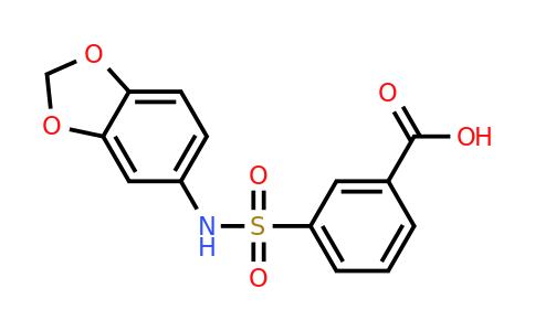 CAS 775310-75-3 | 3-[(1,3-dioxaindan-5-yl)sulfamoyl]benzoic acid