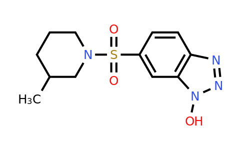 CAS 775314-77-7 | 6-[(3-methylpiperidin-1-yl)sulfonyl]-1H-1,2,3-benzotriazol-1-ol