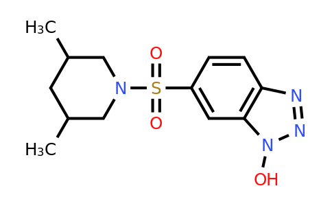 CAS 775314-78-8 | 6-[(3,5-dimethylpiperidin-1-yl)sulfonyl]-1H-1,2,3-benzotriazol-1-ol