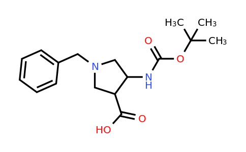 CAS 775572-31-1 | 1-benzyl-4-{[(tert-butoxy)carbonyl]amino}pyrrolidine-3-carboxylic acid