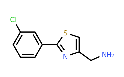 CAS 775579-08-3 | C-[2-(3-Chloro-phenyl)-thiazol-4-yl]-methylamine