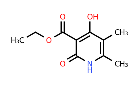 CAS 77629-51-7 | 4-Hydroxy-5,6-dimethyl-2-oxo-1,2-dihydro-pyridine-3-carboxylic acid ethyl ester
