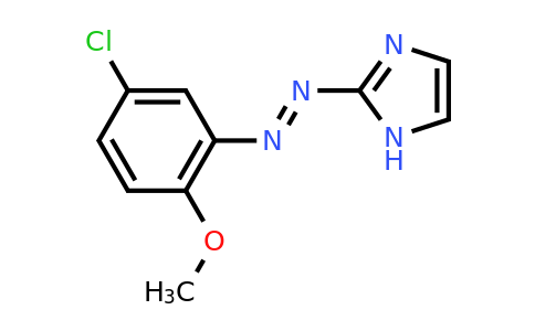 CAS 77636-92-1 | (E)-2-((5-Chloro-2-methoxyphenyl)diazenyl)-1H-imidazole
