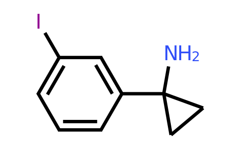 CAS 777055-30-8 | 1-(3-Iodophenyl)cyclopropanamine