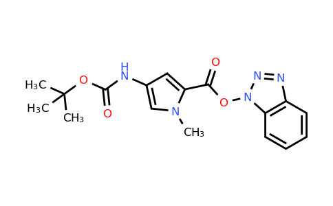 CAS 77716-16-6 | 1H-Benzo[d][1,2,3]triazol-1-yl 4-((tert-butoxycarbonyl)amino)-1-methyl-1H-pyrrole-2-carboxylate