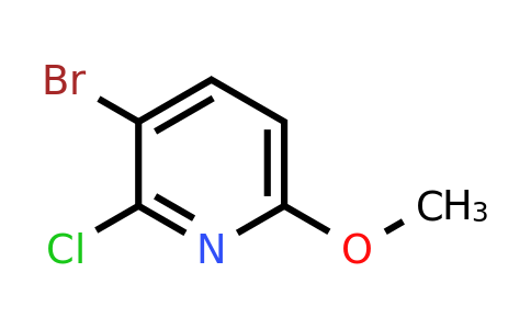 CAS 777931-67-6 | 3-bromo-2-chloro-6-methoxypyridine