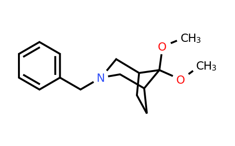 CAS 778581-74-1 | 3-benzyl-8,8-dimethoxy-3-azabicyclo[3.2.1]octane