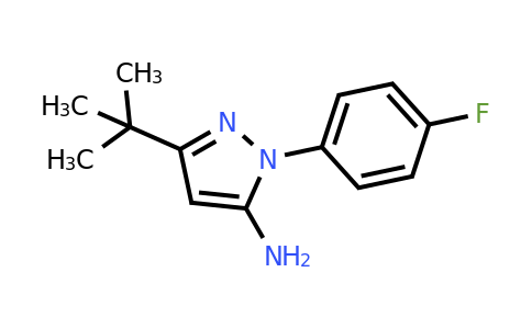 CAS 778611-16-8 | 3-Tert-butyl-1-(4-fluorophenyl)-1H-pyrazol-5-amine
