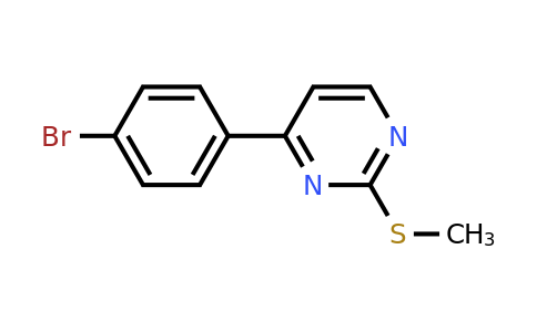 CAS 778646-96-1 | 4-(4-Bromophenyl)-2-(methylthio)pyrimidine