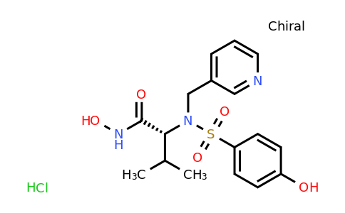 CAS 779342-04-0 | (2R)-N-hydroxy-3-methyl-2-{N-[(pyridin-3-yl)methyl]4-hydroxybenzenesulfonamido}butanamide hydrochloride
