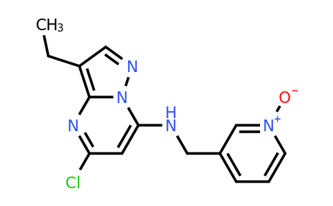 CAS 779353-65-0 | (5-Chloro-3-ethyl-pyrazolo[1,5-a]pyrimidin-7-yl)-(1-oxy-pyridin-3-ylmethyl)-amine