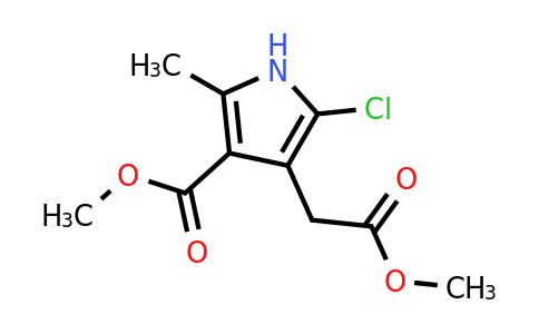 CAS 77978-86-0 | Methyl 5-chloro-4-(2-methoxy-2-oxoethyl)-2-methyl-1H-pyrrole-3-carboxylate