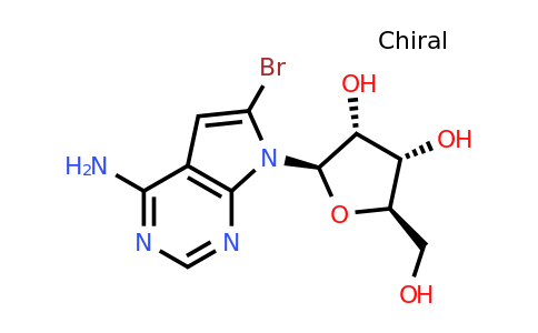 CAS 78000-56-3 | (2R,3R,4S,5R)-2-{4-amino-6-bromo-7H-pyrrolo[2,3-d]pyrimidin-7-yl}-5-(hydroxymethyl)oxolane-3,4-diol