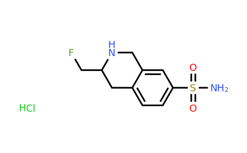 3-(Fluoromethyl)-1,2,3,4-tetrahydroisoquinoline-7-sulfonamide hydrochloride