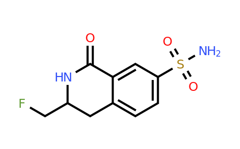 3-(Fluoromethyl)-1-oxo-1,2,3,4-tetrahydroisoquinoline-7-sulfonamide