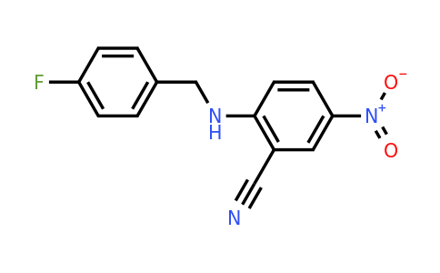 CAS 781620-65-3 | 2-((4-Fluorobenzyl)amino)-5-nitrobenzonitrile