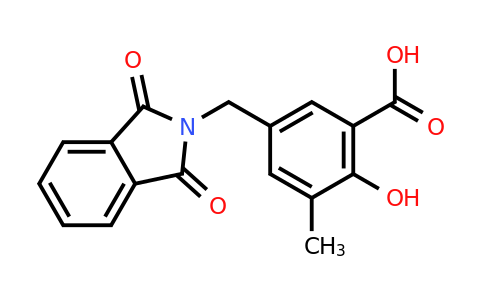 CAS 781626-90-2 | 5-[(1,3-dioxo-2,3-dihydro-1H-isoindol-2-yl)methyl]-2-hydroxy-3-methylbenzoic acid