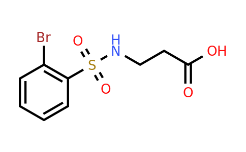 CAS 781626-91-3 | 3-(2-bromobenzenesulfonamido)propanoic acid