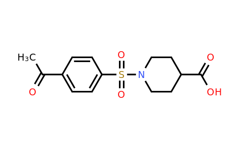 CAS 781626-93-5 | 1-(4-acetylbenzenesulfonyl)piperidine-4-carboxylic acid