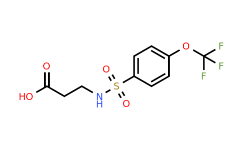 CAS 781626-95-7 | 3-(4-(Trifluoromethoxy)phenylsulfonamido)propanoic acid