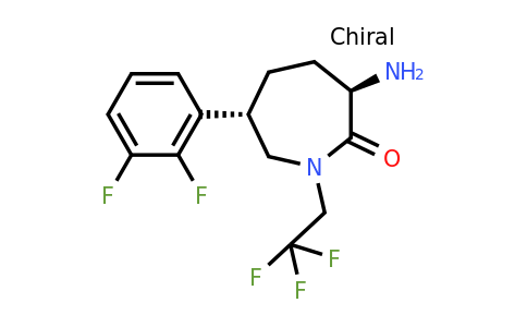 CAS 781650-41-7 | (3R,6S)-3-Amino-6-(2,3-difluorophenyl)-1-(2,2,2-trifluoroethyl)azepan-2-one